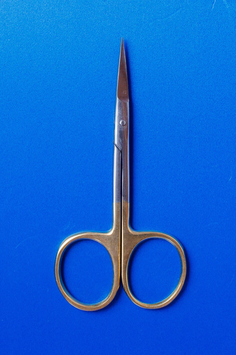 Petits Ciseaux Olax 10cm Revêtement Titane – Pour Montage De Mouches De Pêche (neufs)