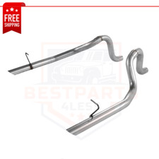 Flowmaster 15804 Pre-bent 2.5 Tailpipes For 1986-1993 Ford Mustang Lxgt 5.0l