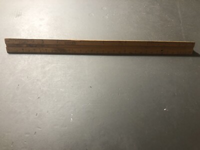 Vintage Opplem Architect Drafting Wooden Ruler Tool