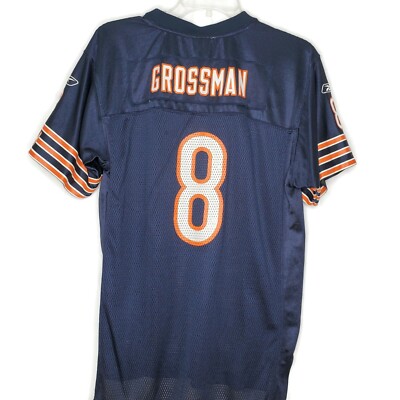 Rex Grossman #8 Chicago Bears Reebok Auth. On Field Jersey, Navy