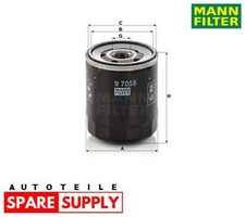 ÖLFILTER FÜR CITROËN DERWAYS DS MANN-FILTER W 7058