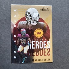 KENDALL FULLER Absolute Football Card #UH17 Unsung Heroes 2021 Panini
