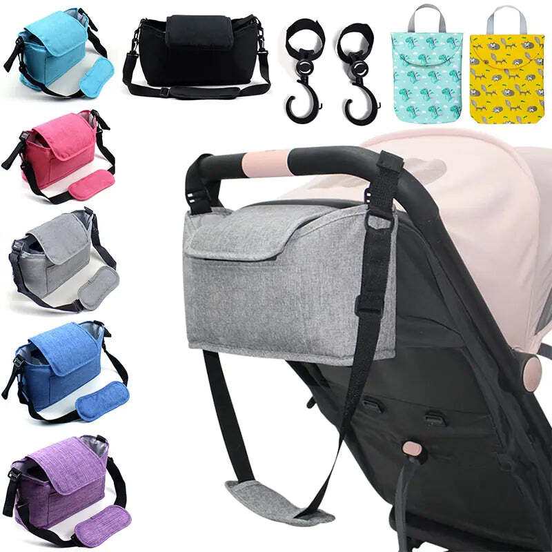 Stroller Bag Pram Stroller Organizer Baby Stroller-image