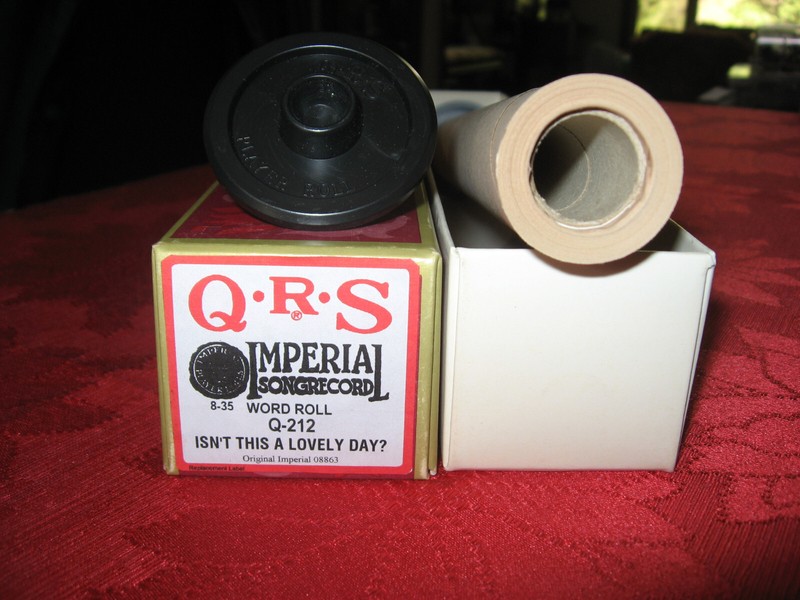 Isn't This A Lovely Day? - QRS Piano Roll #Q-212 (Orig Imperial 08863) Hear It!