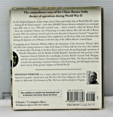 The Burma Road - Donovan Webster (CD) - Used | eBay