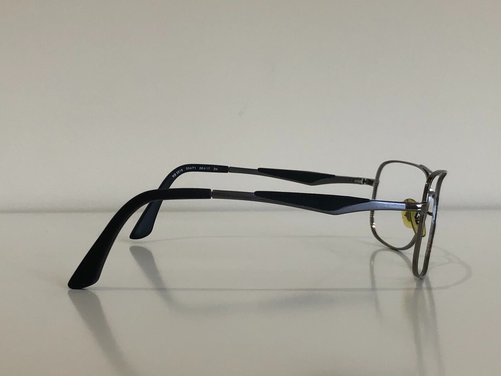 Ray Ban RB 3515 004/71 Aviator Gunmetal Sunglasses Frame Only No