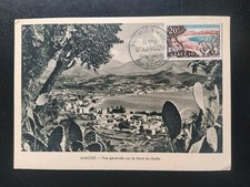 Carte Maximum 1er Jour Timbre N° 981 Ajaccio Oblitéré Ajaccio 1954