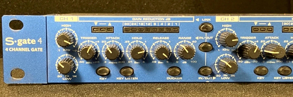 Samson S4 Gate. 4-chan. Expander/Gate/Ducker. Barely-used. Tested & Stored. - Image 2 of 4