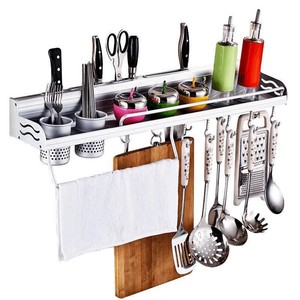 Wall Mount Kitchen Rack Tool Organizer Knife Holder Utensil
