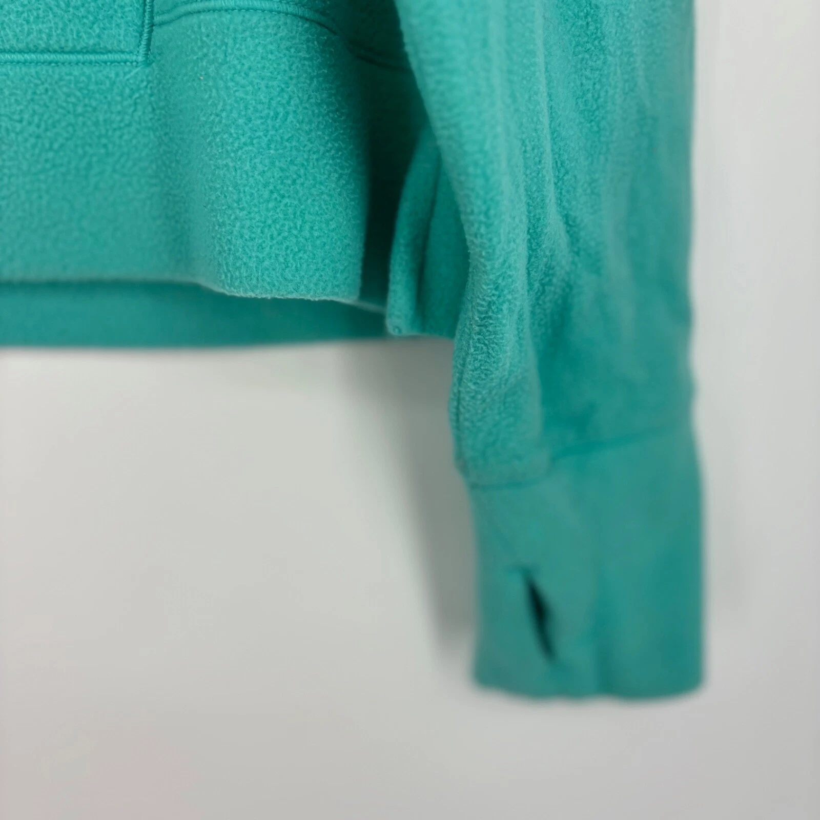 UNDERCOVER Victoria's Secret Sport maglione donna medio cropped felpa con cappuccio mare schiuma verde LS