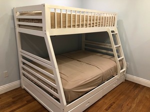 pottery barn bunk beds twin over full