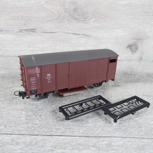BEMO aus Set 1201 - H0m - DB - Ged. Güterwagen Schienenreiniger - #AD81903 | Zustand: Gebraucht