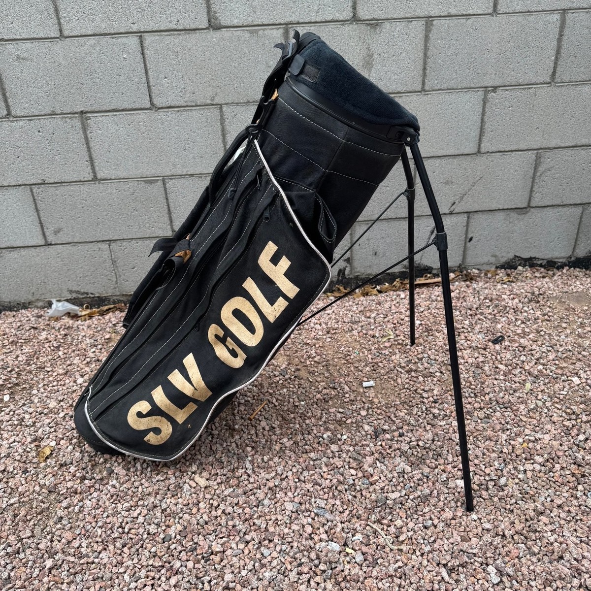 PING Stand Golf Bag Nylon 4-Way Divider Multiple Pockets Black SLV