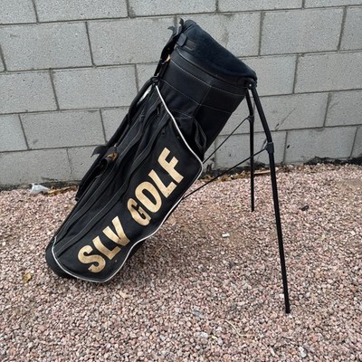 PING Stand Golf Bag Nylon 4-Way Divider Multiple Pockets Black SLV