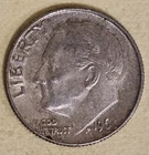 1964 D - 10C Roosevelt Dime 90% Silver / Great For Hoarding