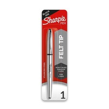 Sharpie Stainless Steel Grip 1 Count Pack of 1 , Black Stainless Steel