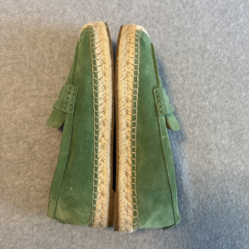 Sam Edelman Women's Size 7M Green Suede Kai Espadrille Flat Loafer Shoes - Picture 3 of 8
