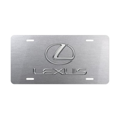 Lexus Logo Metal License Plate   Universal Car Accessory, Sleek Design