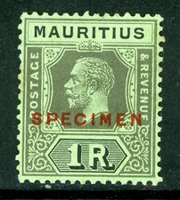GANDALF - British Colony 1921 KGV 1s Emerald Specimen SG 201-bs Mint X910