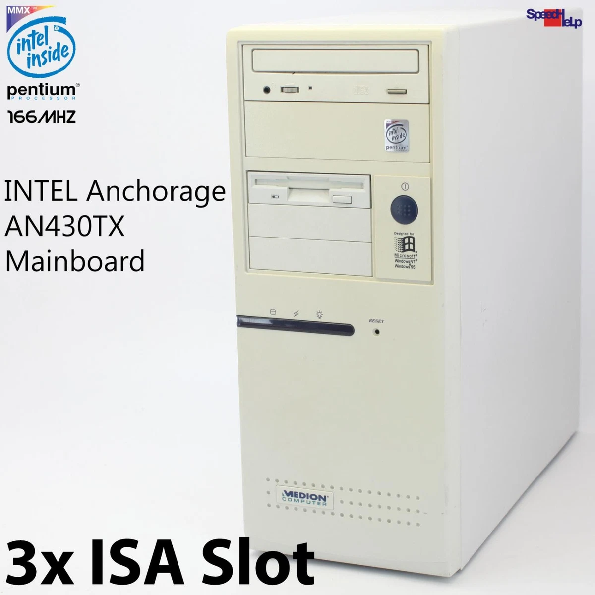 Historické PC Pentium MMX 166 Mhz, Windows 98 SE, DOS, plně funkční | Aukro