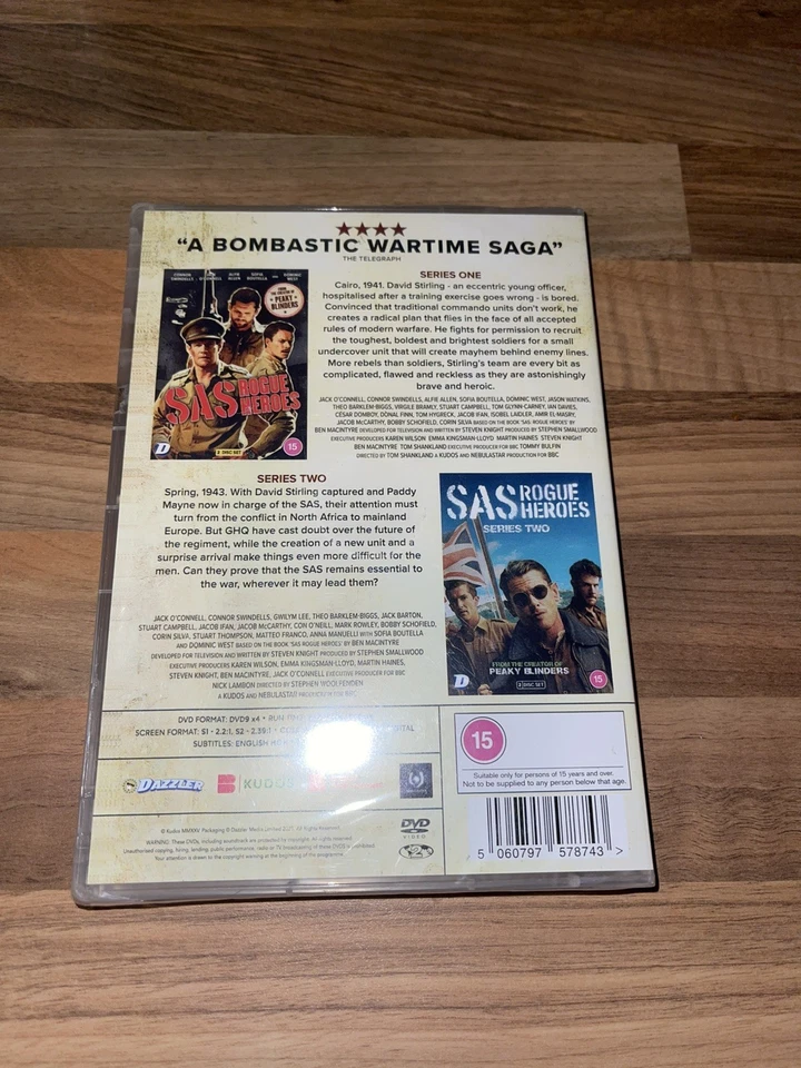 SAS Rogue Heroes: Series 1-2 - DVD NEW & SEALED Region 2 UK - Image 2 of 3