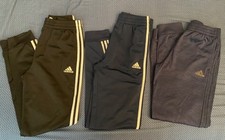 Boys ADIDAS size L 14/16 Casual Wear Athletic Jogger Pants w/ Pockets set of 3