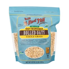 Bob's Red Mill Organic Old Fashioned Rolled Oats, Whole Grain, 32 oz (907 g)