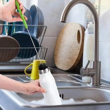 Long Handle Bottle Cleaner Cleaning Brush Cup Inwall Scrubbing Tool Dish Washer