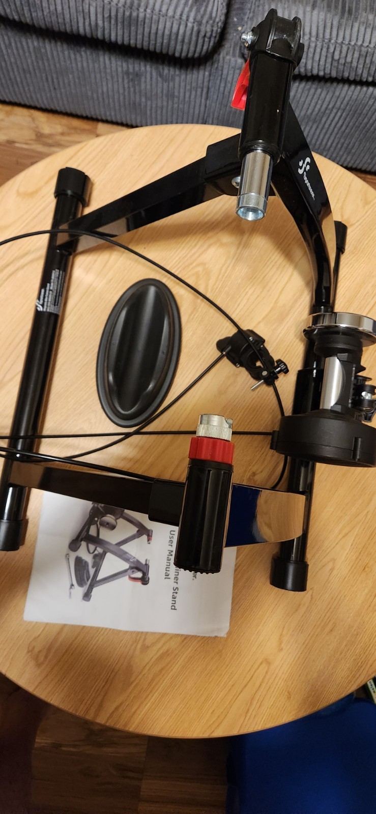 Sportneer Magnetic Bike Trainer Stand 26-28" 700C 6 Level NEW Missing Skewer