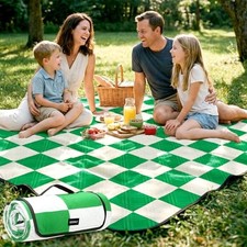 Large Picnic Blankets, 78" 78" Outdoor Waterproof Portable Beach Blanket Mat