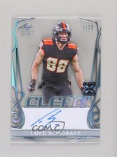2023 Leaf Trinity Clear Platinum Spectrum Foil 1/25 Luke Musgrave Auto 16wc