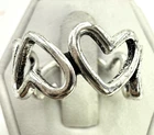STUNNING .925 Vintage Sterling Silver Estate Ring Size 6.5 (CUFF)