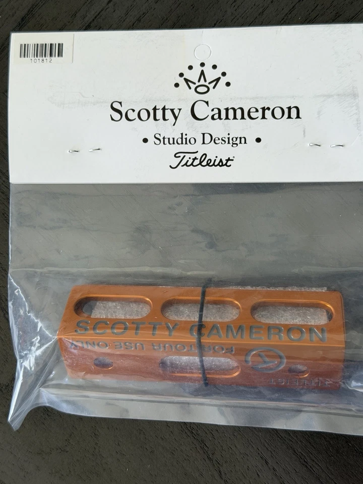 Herramienta Titleist Scotty Cameron Putting Path Orange Circle T Tour solo uso NUEVO B3 Foto 2 de 4