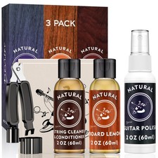 Deviser Guitar Cleaning,All IN ONE Kit,fretboard Lemon 3 PACK