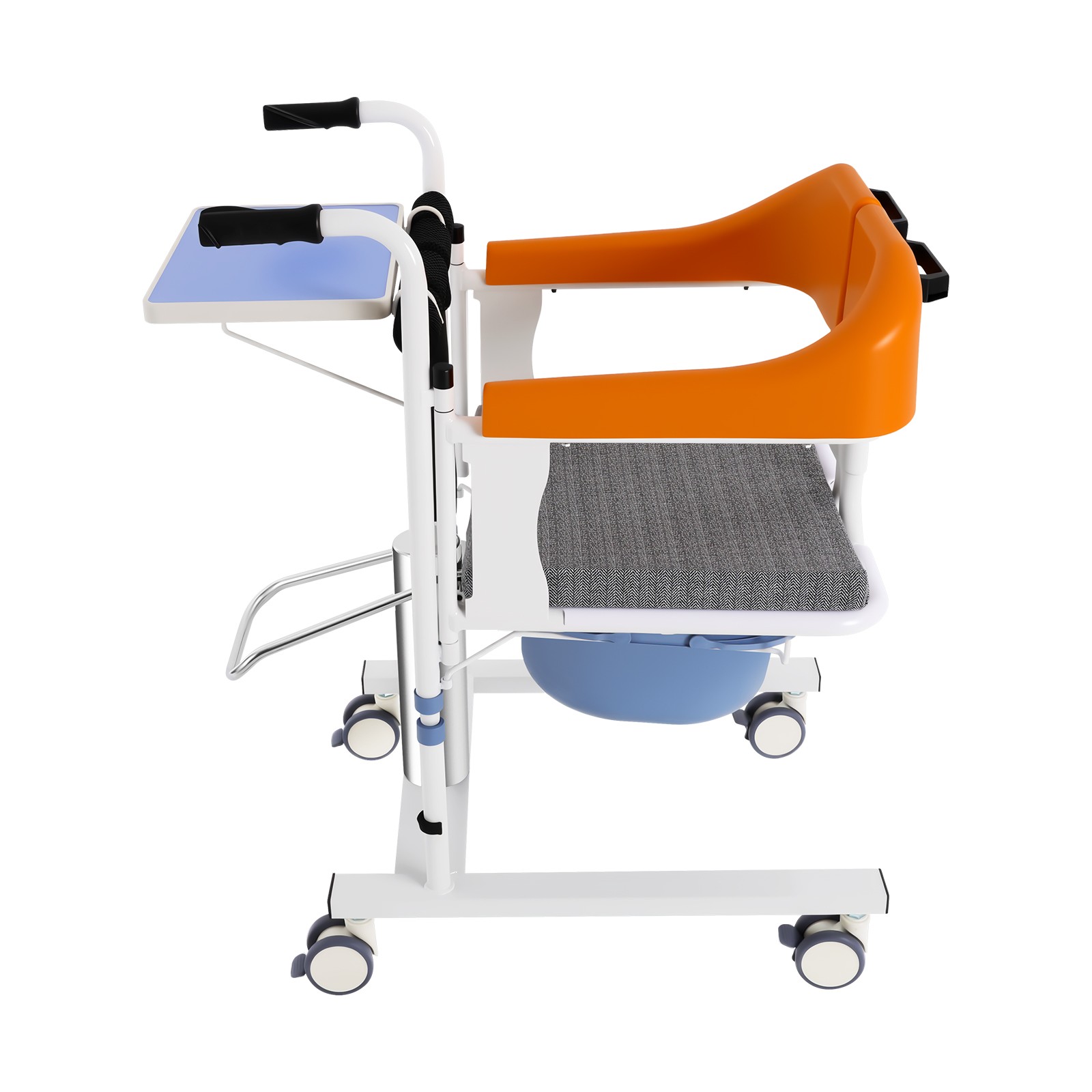 Hydraulic Patient Lift Wheelchair 220LB For Elderly Transfer Chair Nursing Chair