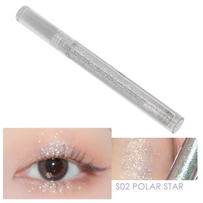 FOCALLURE Liquid Glitter Lidschatten Wasserdicht Metallic Sparkling Lidschat DON