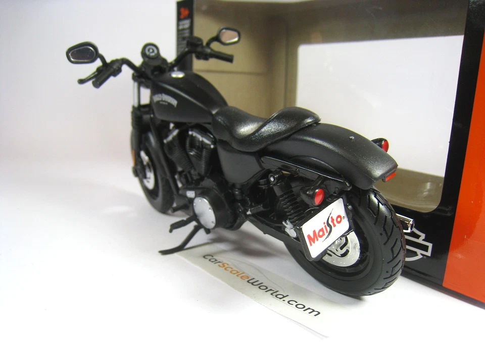 HARLEY DAVIDSON SPORTSTER IRON 883 2014 1/12 MAISTO (BLACK) - Imagen 3 de 4
