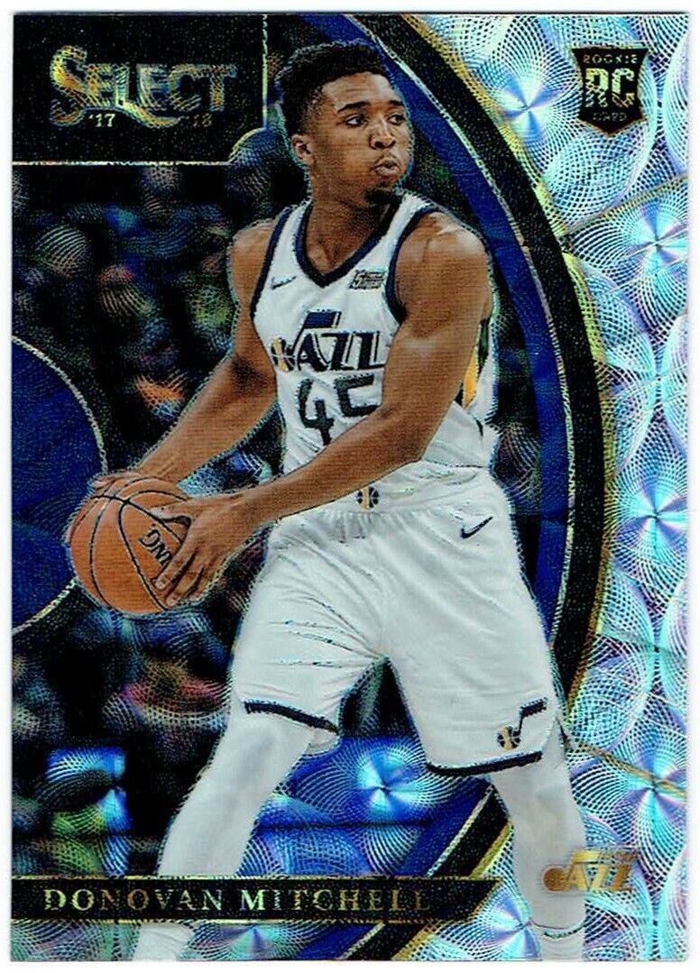 2017-18 Panini Select Consourse Scope Prizm DONOVAN MITCHELL 11 Utah Jazz Rookie