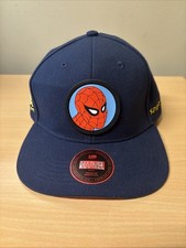 Lids Exclusive Marvel Navy Spiderman Comic Snapback Hat
