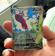 Pokemon Medicham V 186/203 Evolving Skies Ultra Rare Full Art Holo English on eBay