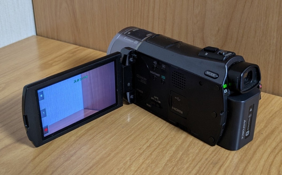 SONY HDR-CX550V Handycam Camcorder NightShot Full HD Japanese only