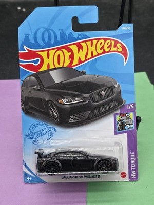 Hot Wheels | Jaguar XE SV Project 8 | 1/5 | HW Torque | Black | New In-box