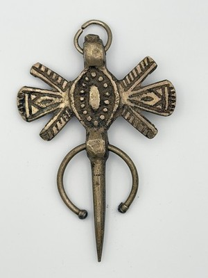 Berber Fibula Pendant Morocco Amazigh Tribal Jewelry Khalala Rifiya 3.5'' 47g