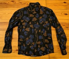 PRADA MENS FLORAL MADE IN ITALY SHIRT VGC SIZE 38 - 15"
