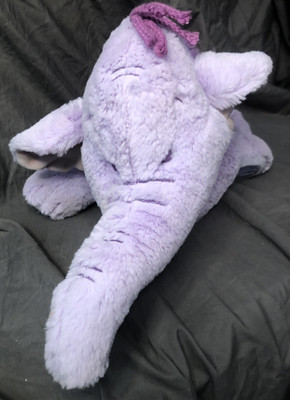Disney Winnie Pooh 12'' Lumpy Purple Heffalump Elephant Plush Soft Stuffed USA
