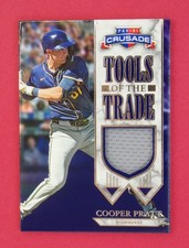 2025 Panini Crusade Cooper Pratt Tools Of The Trade Swatches #19 Milwaukee