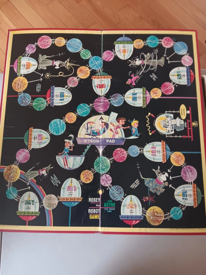 1962 Jetsons: Rosey the Robot Game by Transogram. 💯 Complete - Image 2 of 4