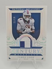 JAMES COOK 2025 NATIONAL TREASURES CENTURY MATERIALS PATCH SILVER BILLS /25