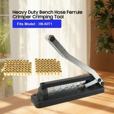 Heavy Duty Bench Hose Crimper Kit H8-KIT1 For 1/4" 5/16" 3/8" PVC Rubber Hose US