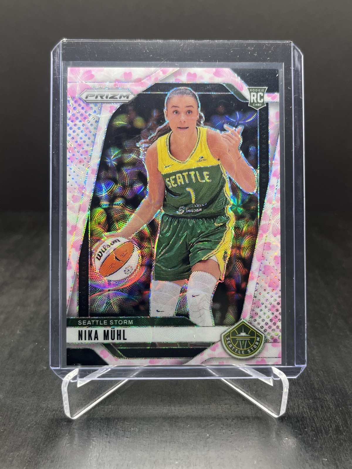 2024 Panini Prizm WNBA Nika Muhl RC Rookie Cherry Blossoms FOTL 17/20 #75